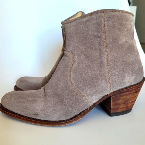 Gravity Pope Grey Suede Ankle Boots 👢 👌 😍 Size 7.5 - Picture 5 of 13